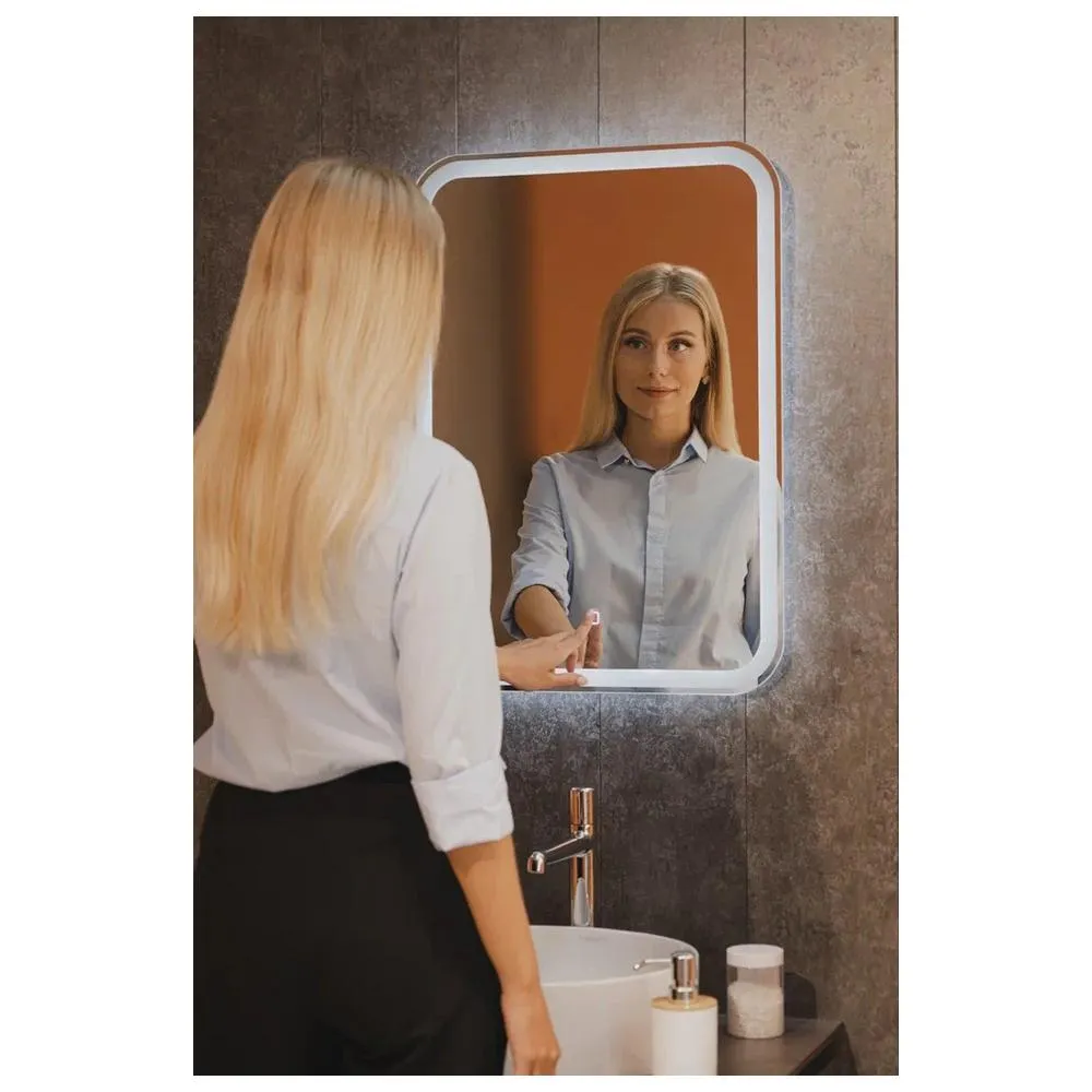 Зеркало Silver Mirrors Malta-Lite 500х700 (открытая подсветка, сенсорный выкл.)