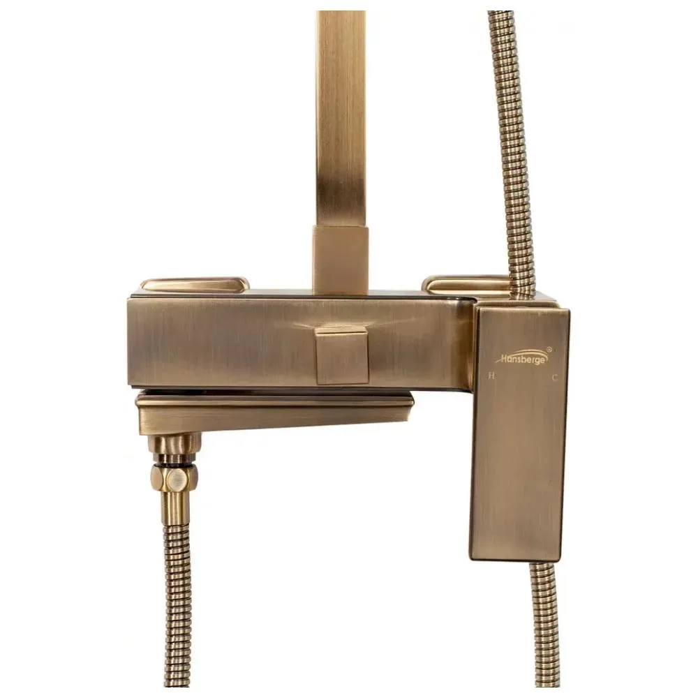 Душевая система Hansberge H5070BR, бронза