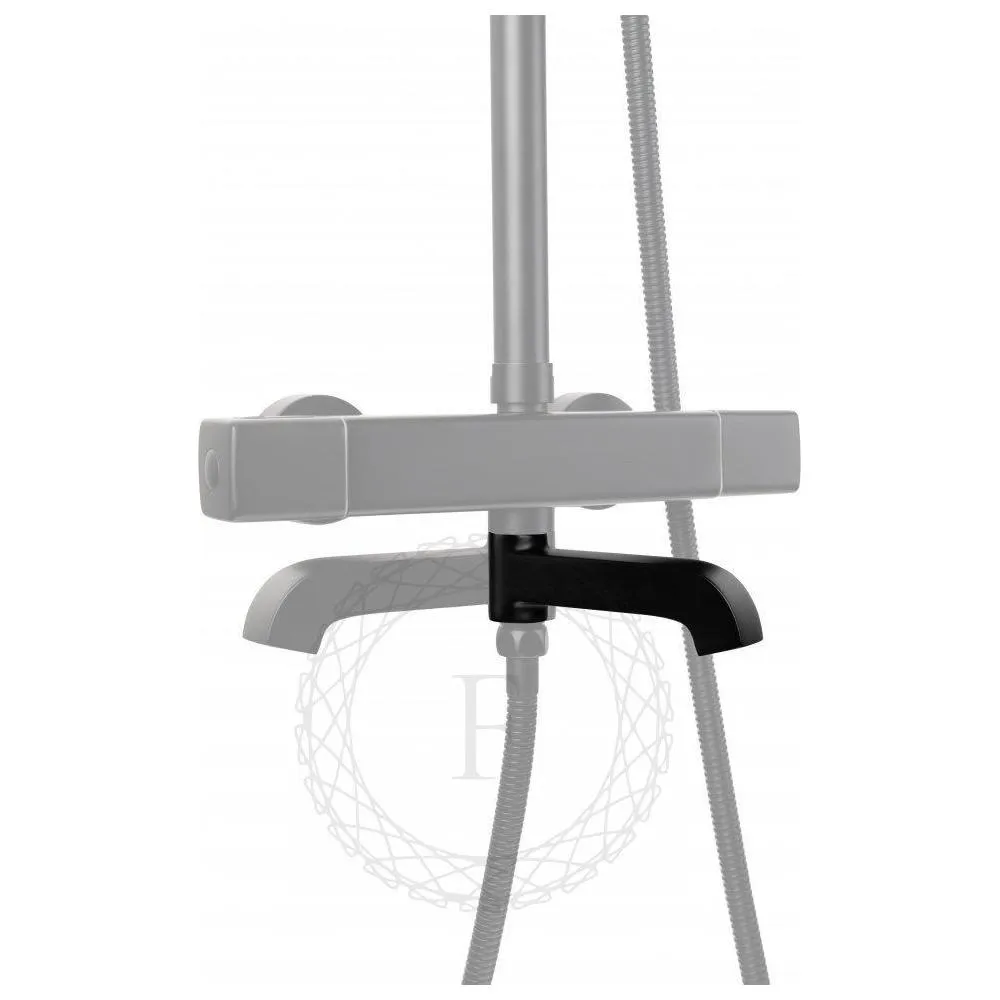 Душевая система с термостатом FILARETE FL2050BL, черный