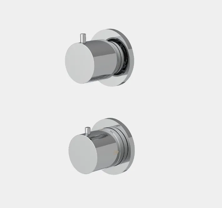 Смеситель для душа Fima Carlo Frattini Fimatherm, на 2 потребителя, брашированная янтарная бронза (F3233N7ZS)