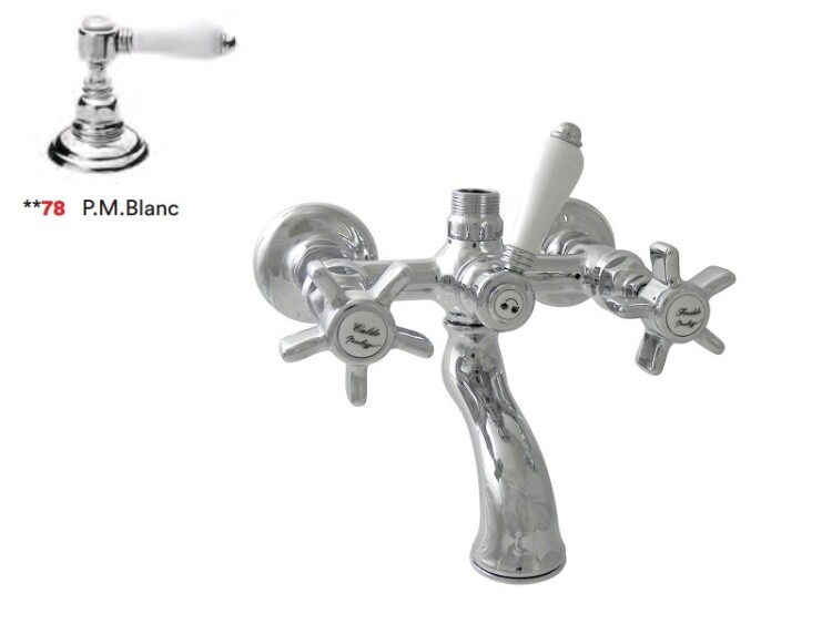 Смеситель для ванны и душа Nicolazzi P.Mont Blanc, Bronze Plated (1400 BZ 78)