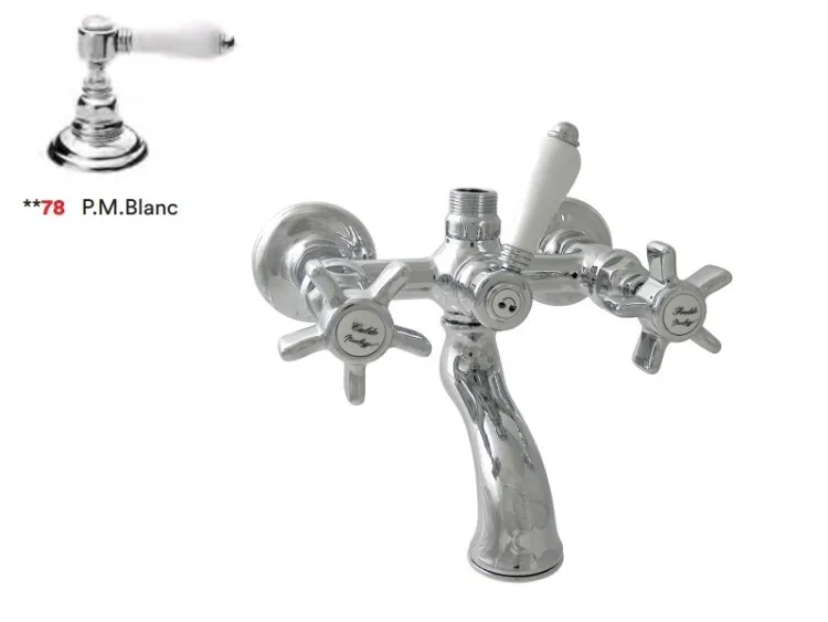 Смеситель для ванны и душа Nicolazzi P.Mont Blanc, Bronze Plated (1400 BZ 78)