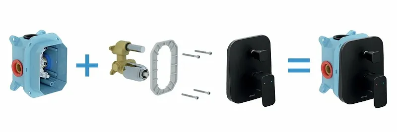 Смеситель для ванны Ravak 10° Free X070158 черный