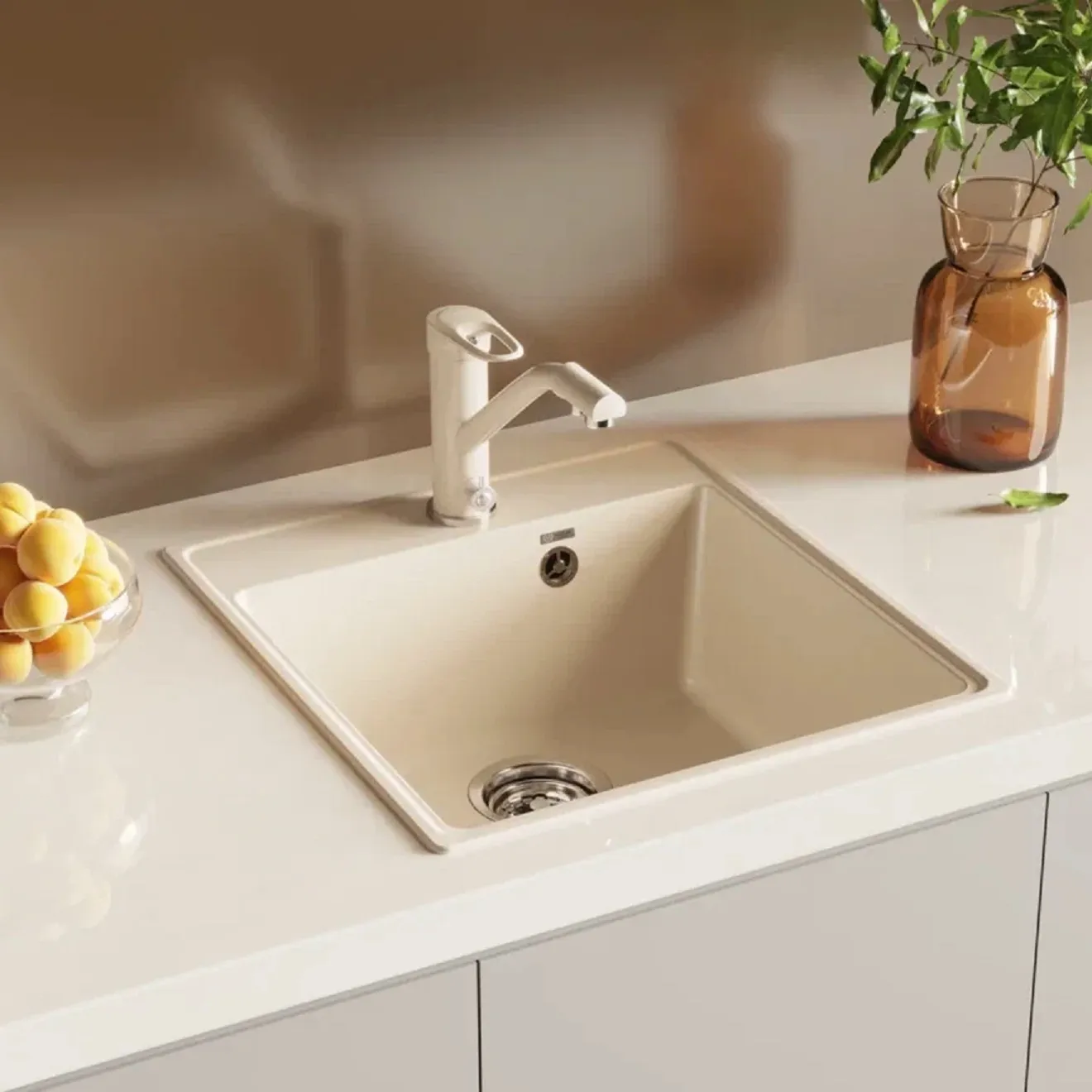 Смеситель для кухни Ulgran UQ-010-02, лен