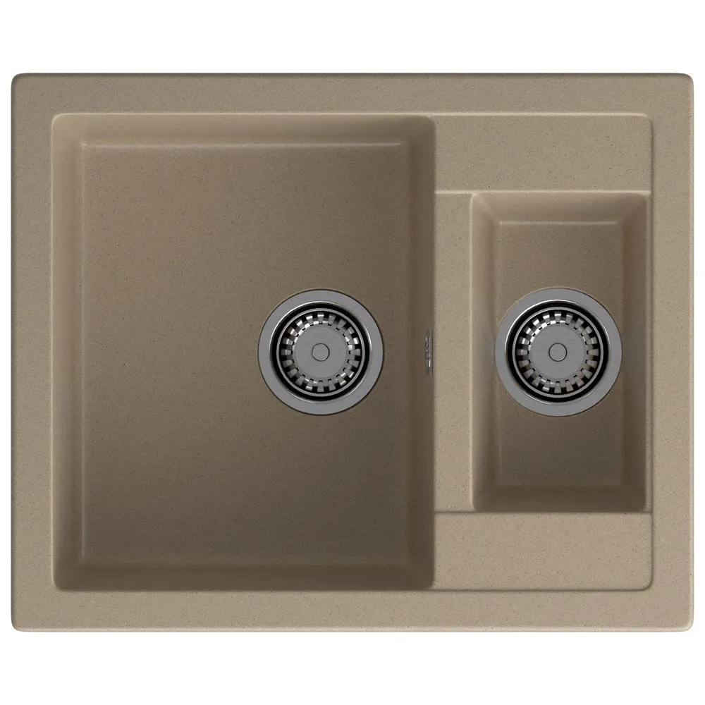 Кухонная мойка GranFest QUADRO 610K, песок