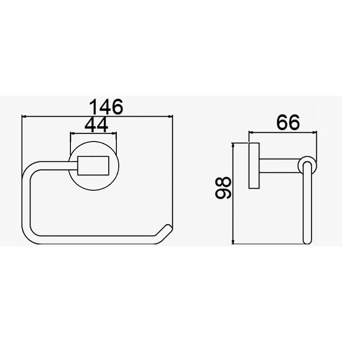Держатель для бумажных полотенец D-Lin D232111, черный