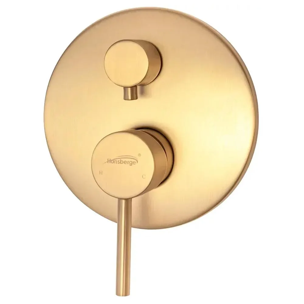 Душевая система встраиваемая Hansberge H6095MG, матовое золото