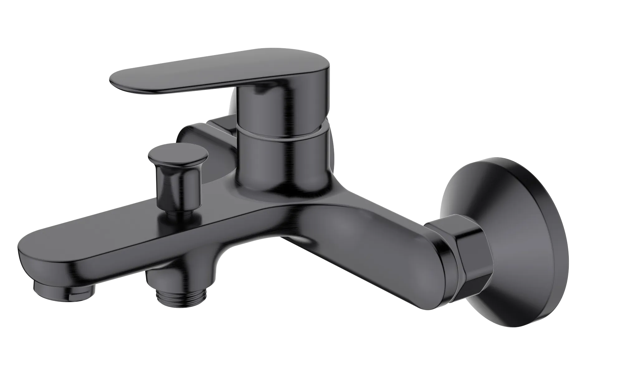 Смеситель для ванны HAIBA оружейная сталь (HB60796-3)