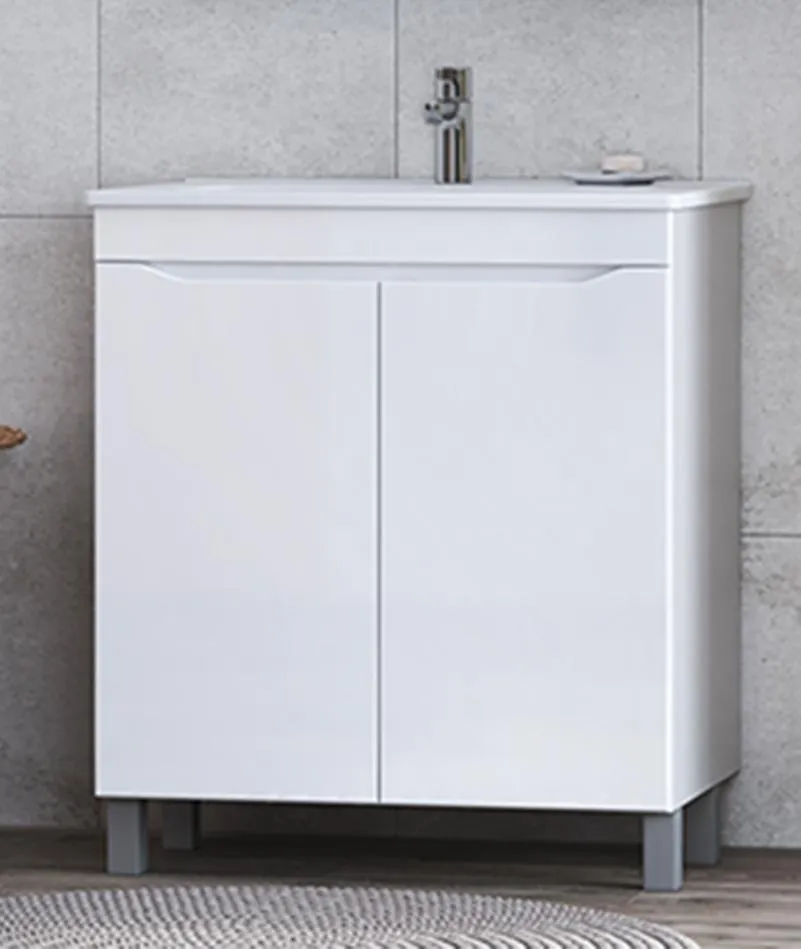 Тумба с раковиной напольная VIGO Grani tn.GRI.OSK.75.2D, 75 см