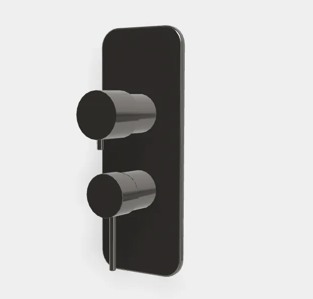 Смеситель для душа Fima Carlo Frattini Spillo Up, на 2/3 потребителя, хром черный (F3039X6CN)