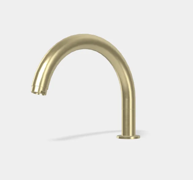 Излив Fima Carlo Frattini Flo', шампань брашированная (F2158HS)