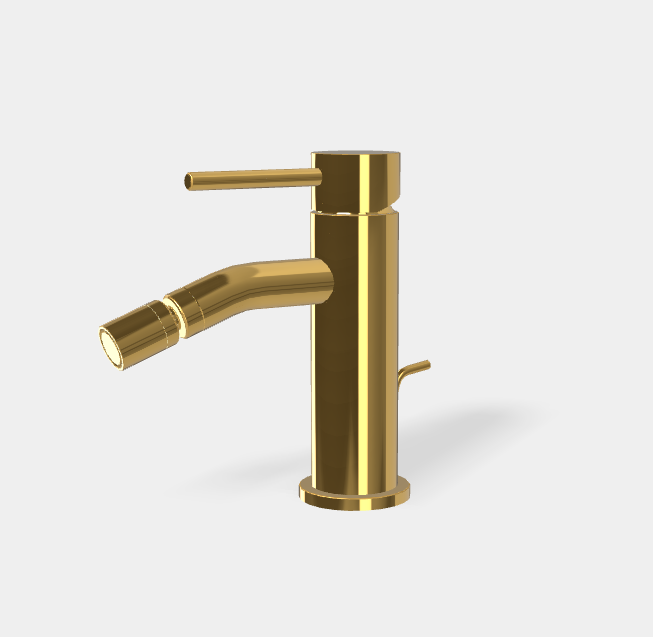 Смеситель для биде Fima Carlo Frattini Spillo Up, золото (F3032XSOR.1)