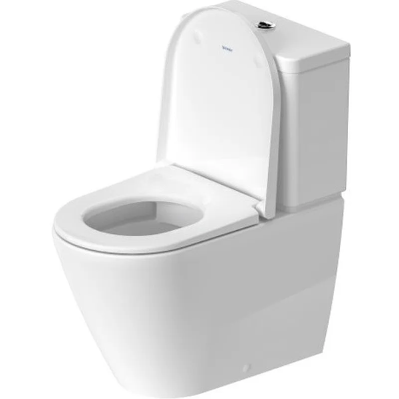 0944100005 D-NEO Бачок для унитаза, 6/3 L, подвод воды слева 3/8" пластик, кнопка хром