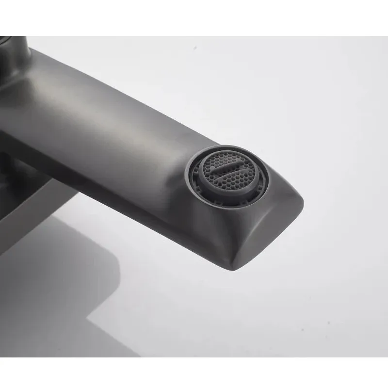 Душевая система Knotlor KN-62/GM, вороненая сталь