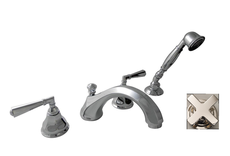 Смеситель для ванны и душа Nicolazzi Teide, Polished Nickel (1904 NL 05)