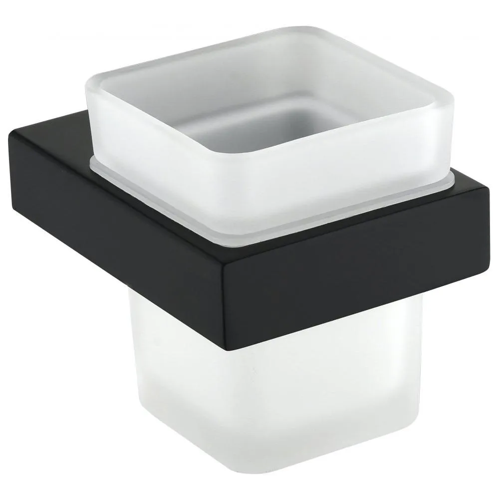 Стакан для ванной комнаты Grocenberg AC0021BL, черный