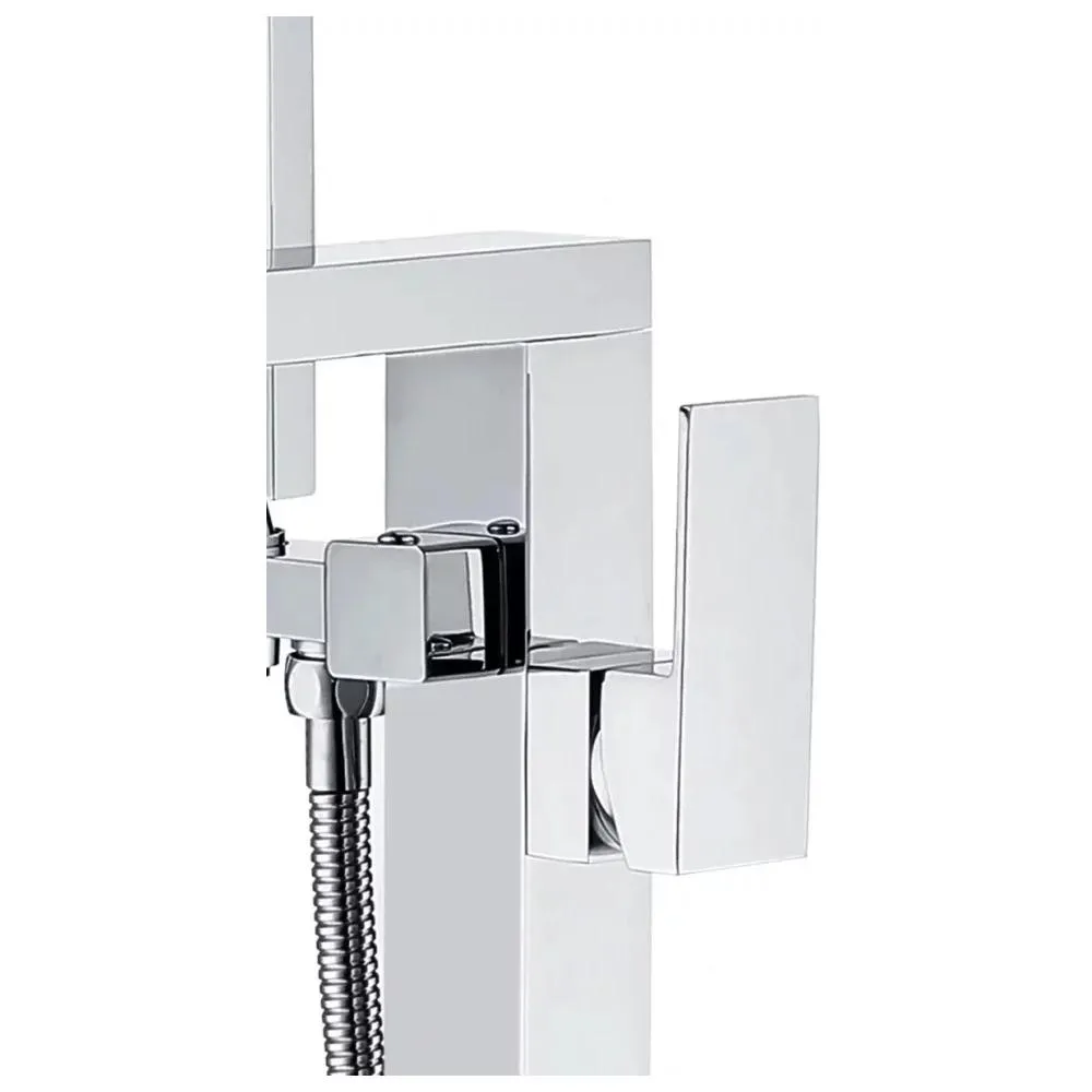 Смеситель напольный для ванны Groсenberg GB800CR, хром