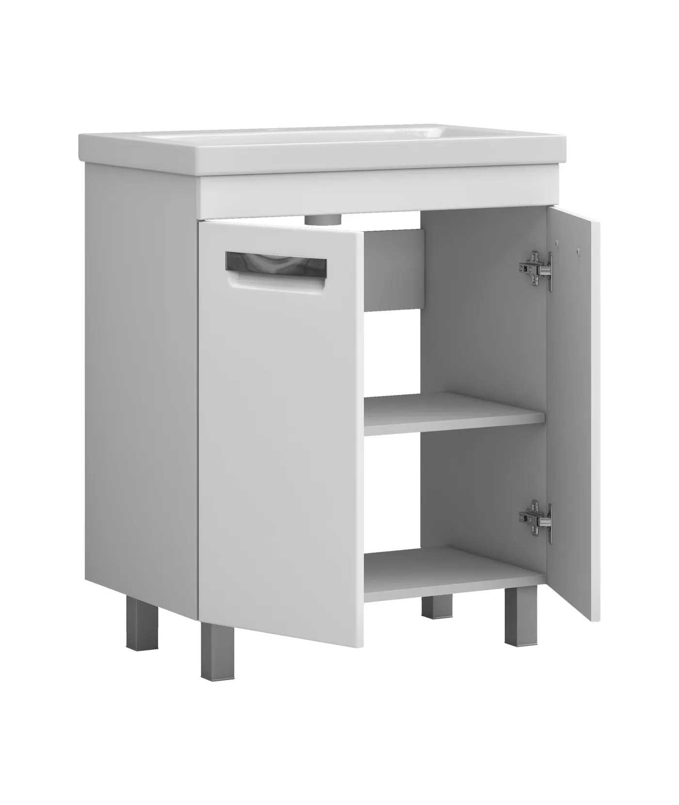 Тумба с раковиной напольная VIGO Plaza tn.PLA.COM.70.2D, 70 см