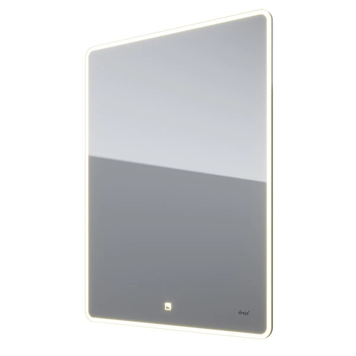 Зеркало Dreja Point 60x80 см, белый