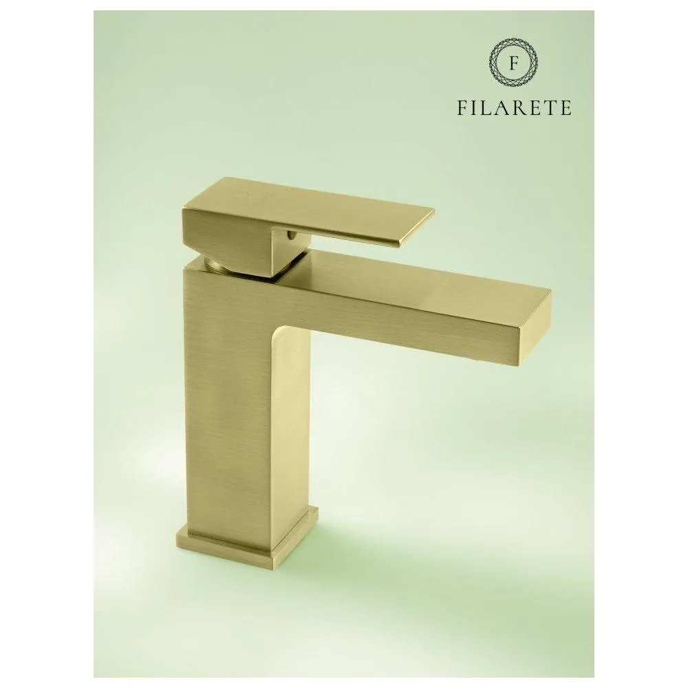 Смеситель для раковины FILARETE Fing FL5040MG, матовое золото