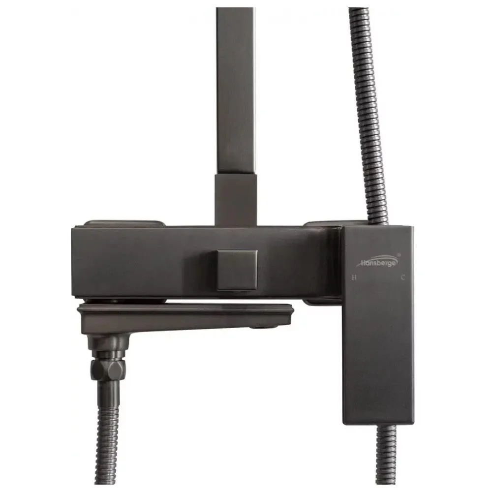 Душевая система Hansberge H5070BG, графит