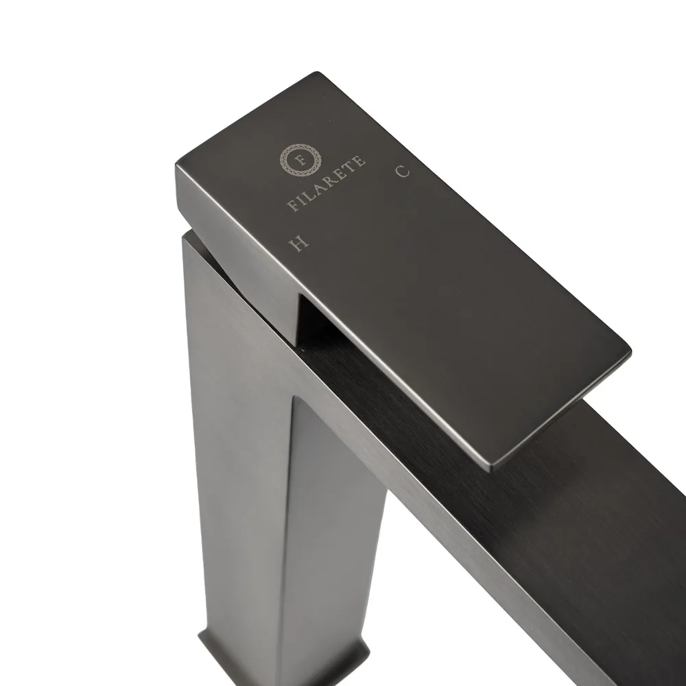 Смеситель для раковины высокий FILARETE Fing FL6040BG, графит