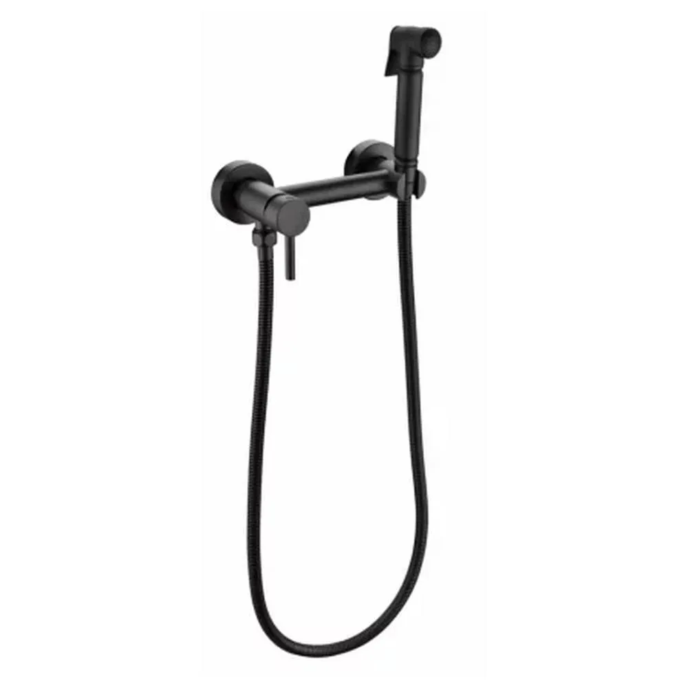 Гигиенический душ со смесителем Grocenberg GB103NBL, черный