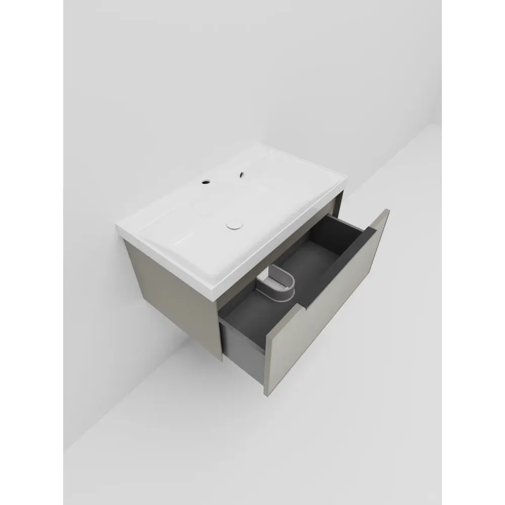 Тумба под раковину подвесная La Fenice SIMPLA FNC-01-SIM-C-80, бежевая