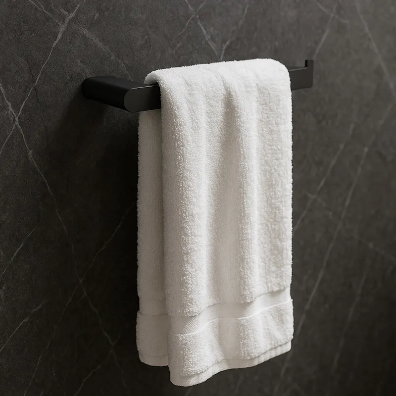 Полотенцедержатель Knotlor TH102BL, черный