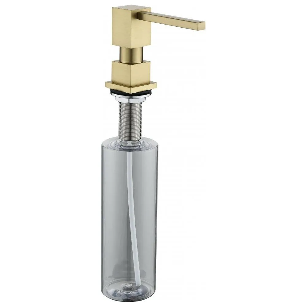 Дозатор встраиваемый Grocenberg AC0033MG, матовое золото