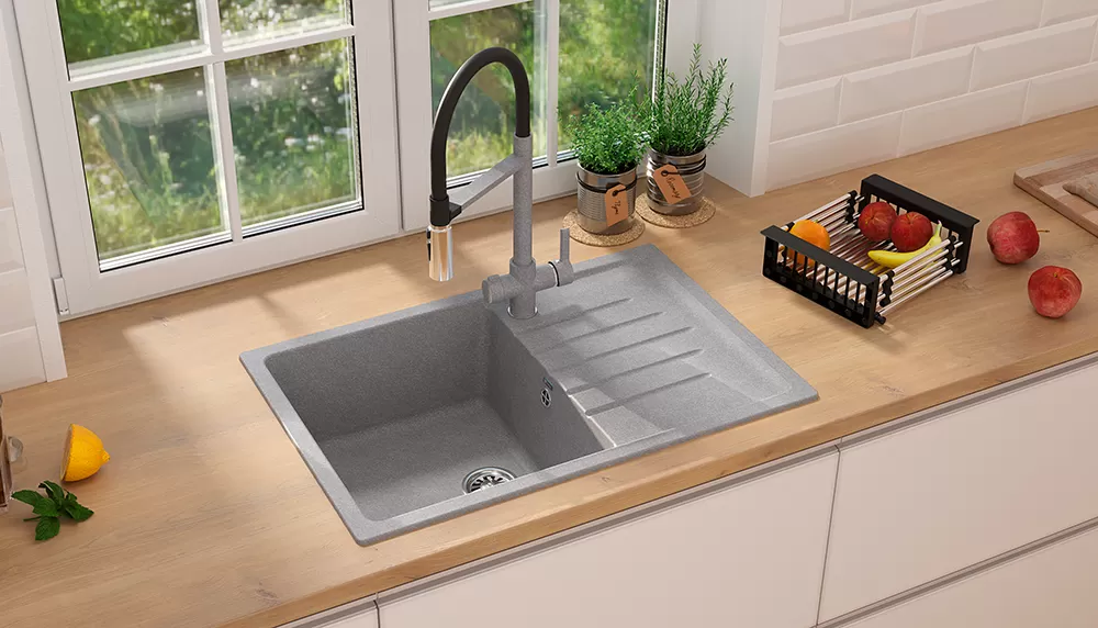 Мойка Ulgran Classic графит (U-400-342)