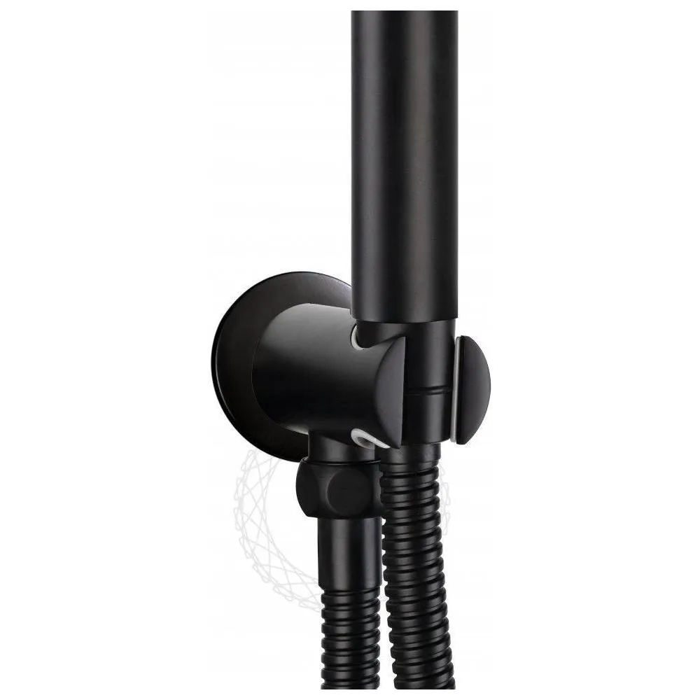 Душевая система встраиваемая FILARETE Roun FL1024BL, черный