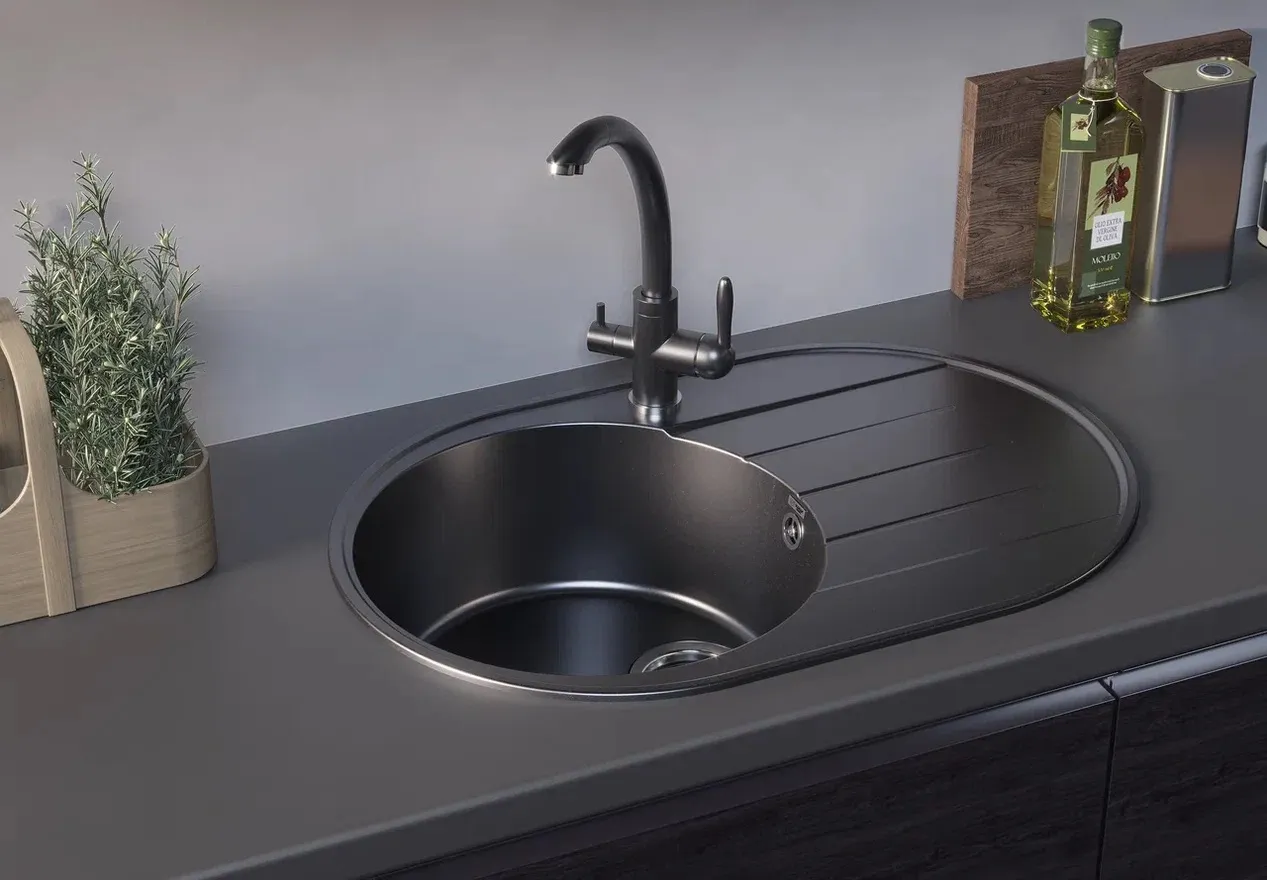 Кухонная мойка Ulgran Quartz Nora 750-08, космос