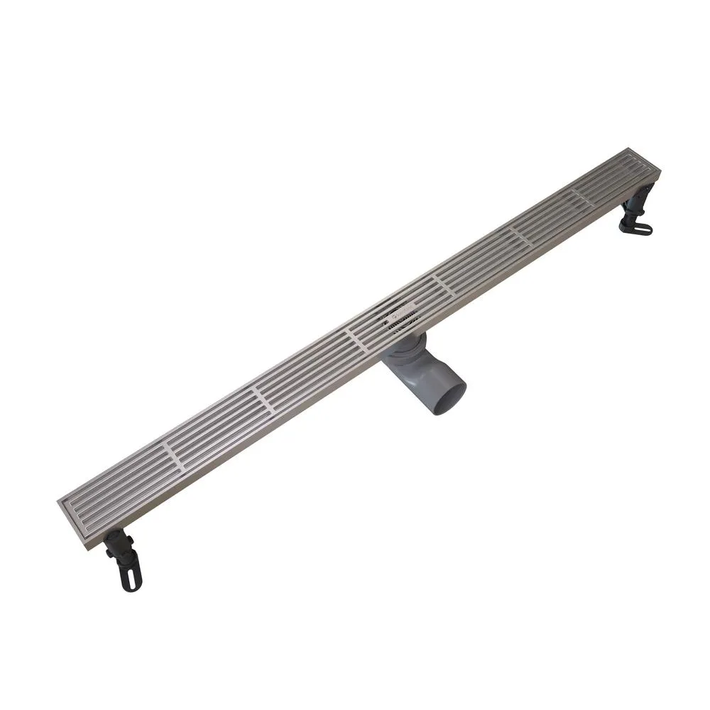 Душевой трап линейный Knotlor SDRW0800LBS, матовая сталь