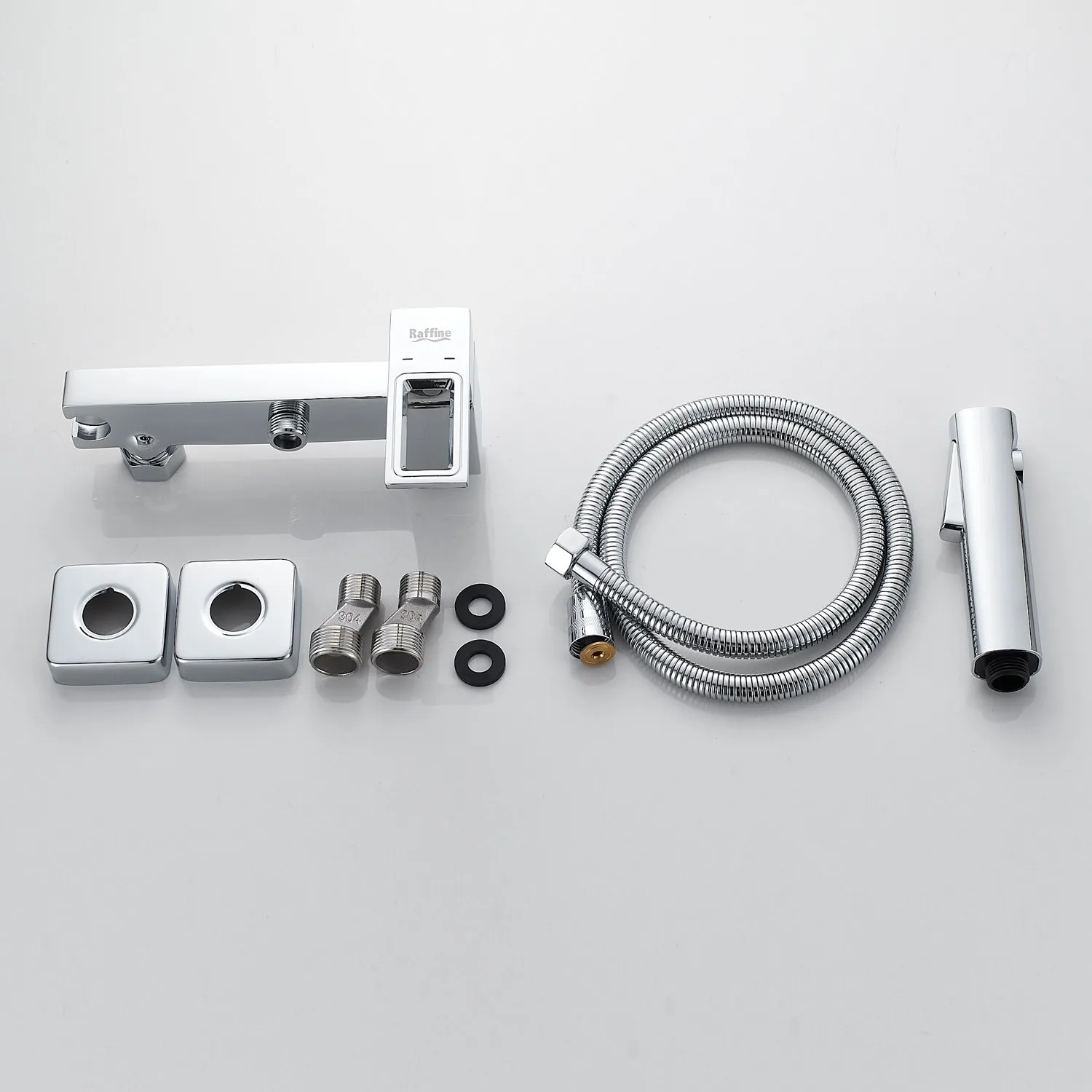 Гигиенический душ со смесителем Raffine F0596-1, хром