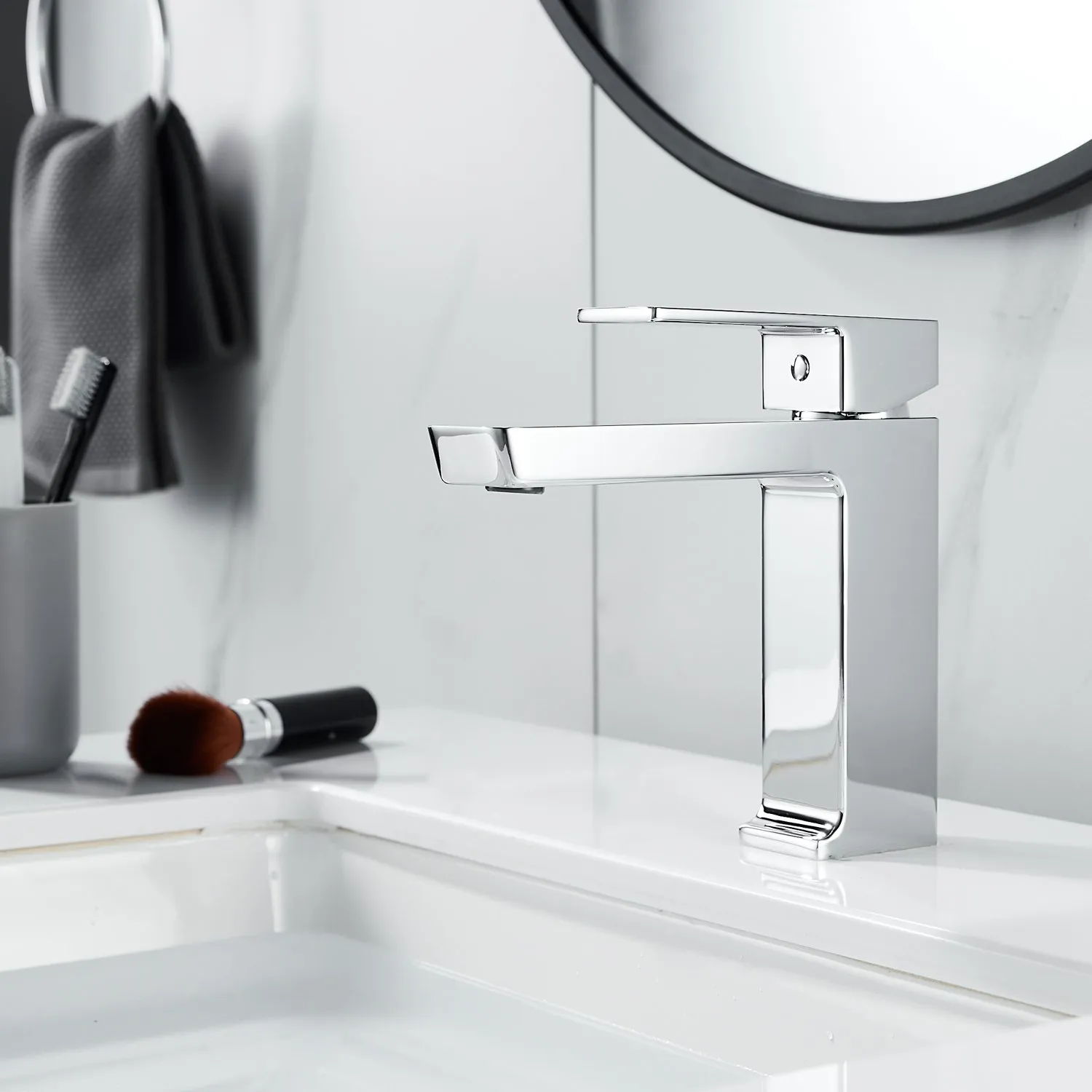 Смеситель для раковины Rose R1801-1, хром