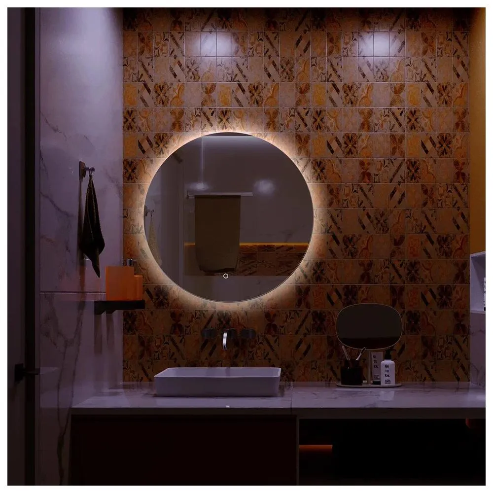 Зеркало Silver Mirrors Savanna-Lite D700 (открытая подсветка, сенсорный выключатель)