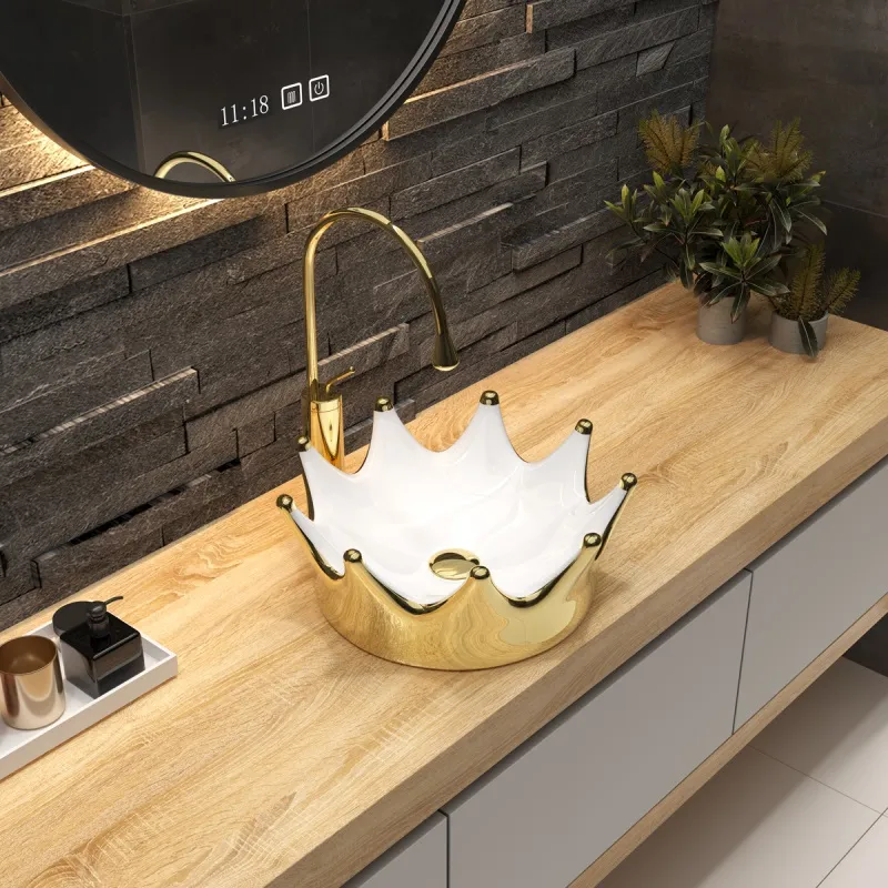 Раковина чаша Bronze de Luxe Queen 4042WG, золото