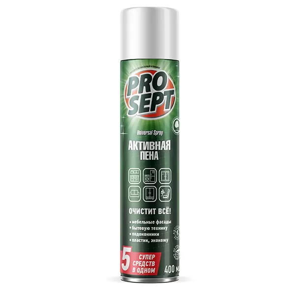 Активная пена, усиленное чистящее средство с антистатическим эффектом PROSEPT Universal Spray 0,4 л (105-04 )