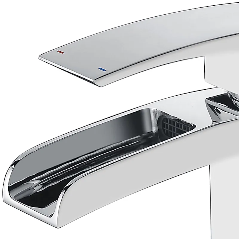 Смеситель для раковины Gappo G1007-30, белый/хром