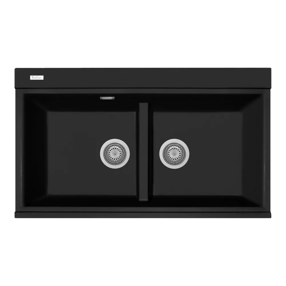 Кухонная мойка Rivelato FONDE FN-8638-2, черный