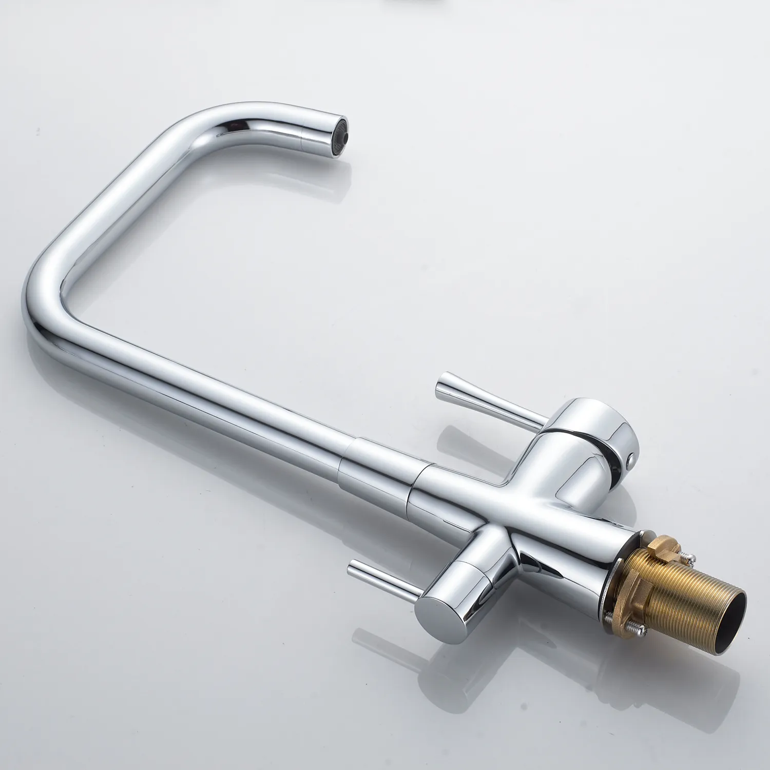 Смеситель для кухни с подключением фильтра Shevanik S528, хром