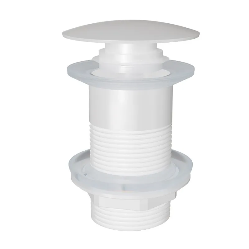 Донный клапан для раковины без перелива Knotlor BM9010WY, белый