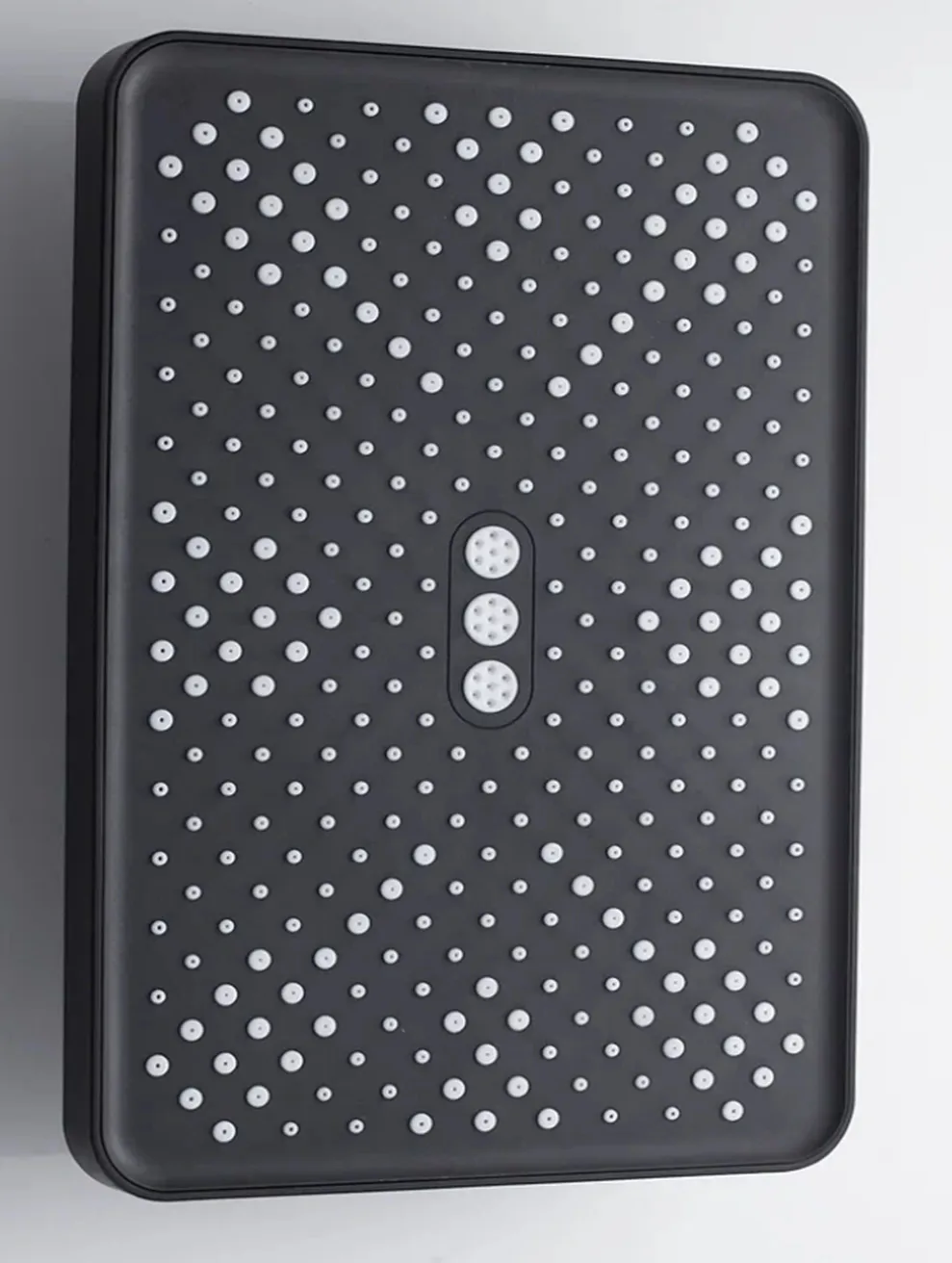 Верхний душ KNOTLOR LA-12/BL, черный