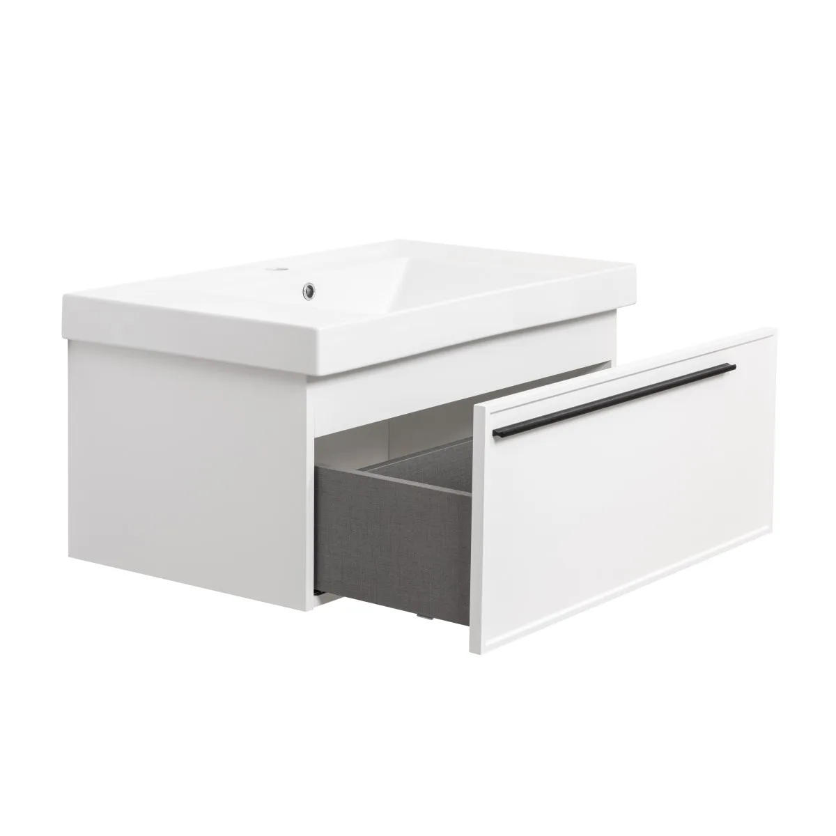 Тумба под раковину подвесная La Fenice Elba FNC-01-ELB-B-80, белая