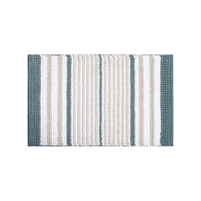 Коврик для ванной комнаты, 50x80, шенилл, сине-зеленый, IDDIS (BC03P58i12)