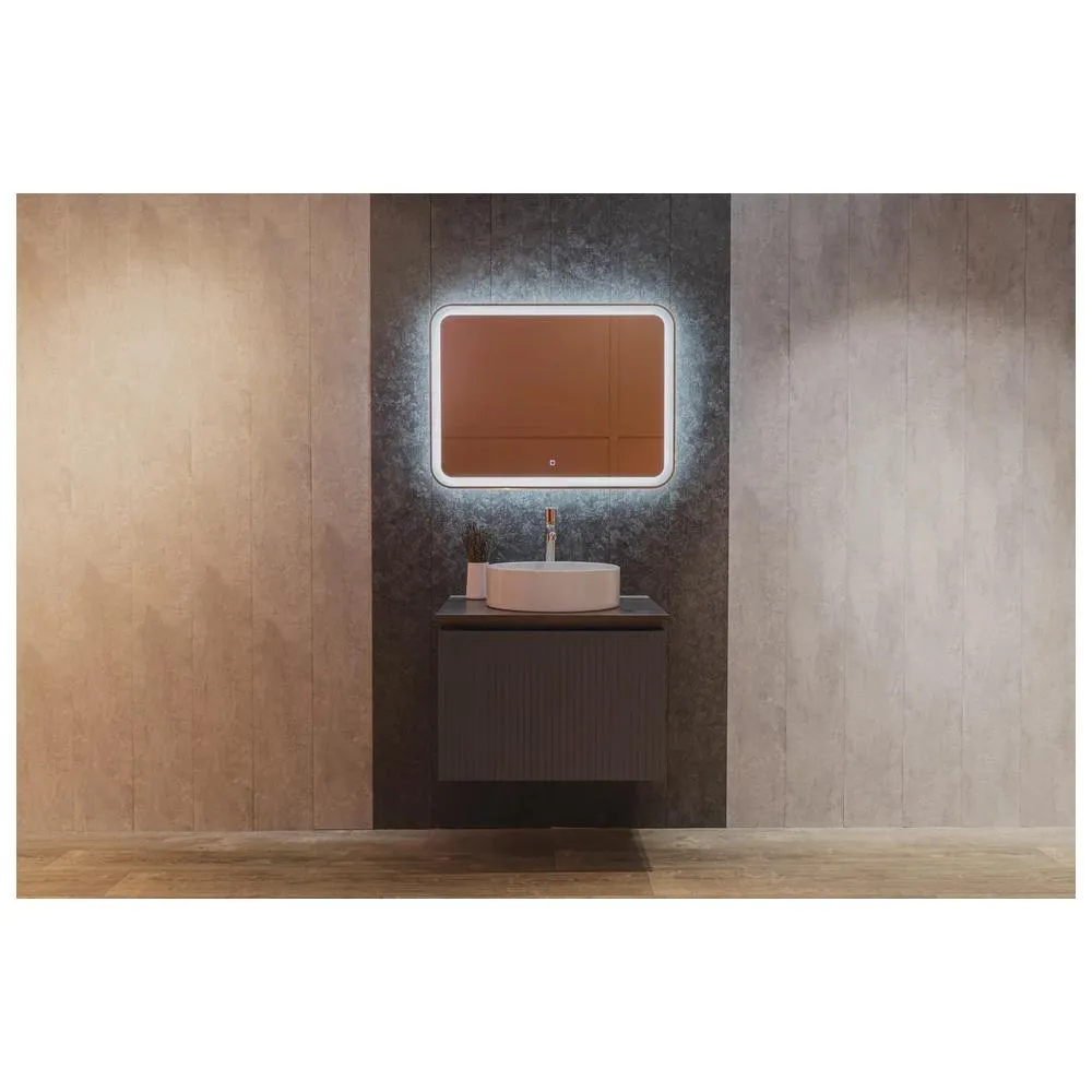 Зеркало Silver Mirrors Malta-Lite 800х600 (открытая LED-подсветка, сенсорный выключатель)