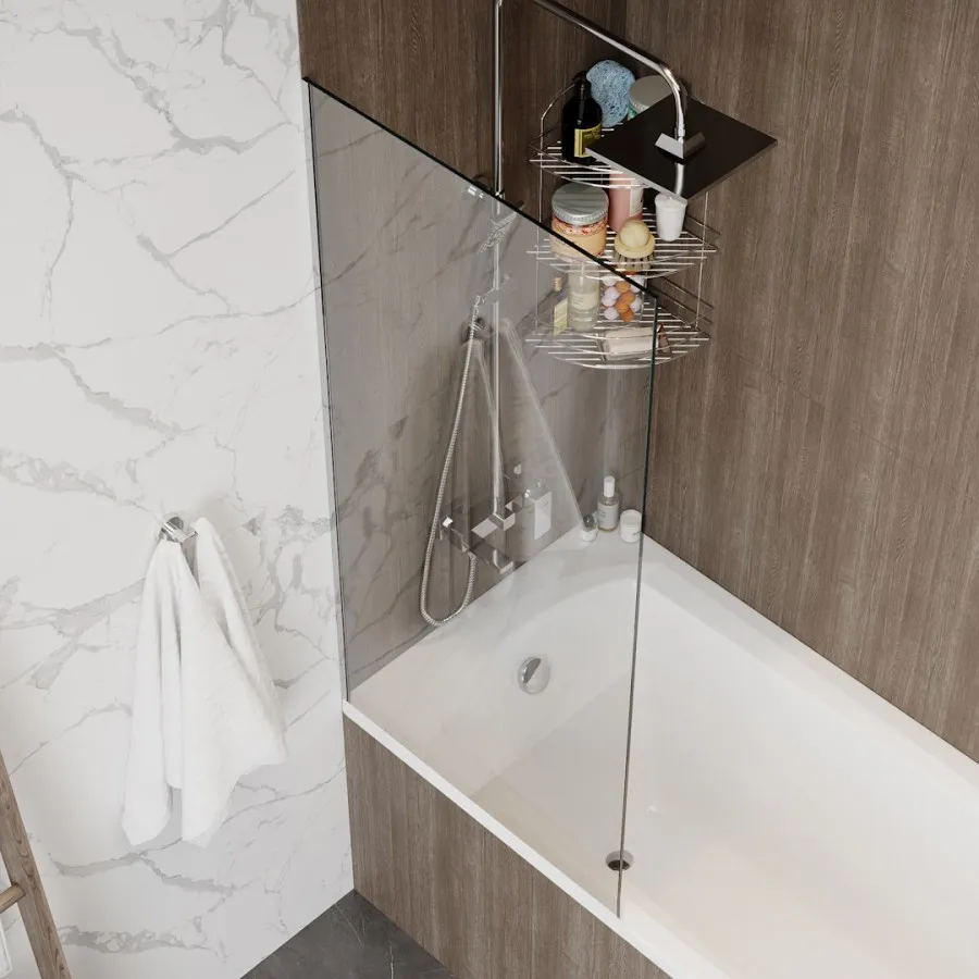 Шторка на ванну 70х140 см Maretti Marta MA41F7014099-015, профиль хром