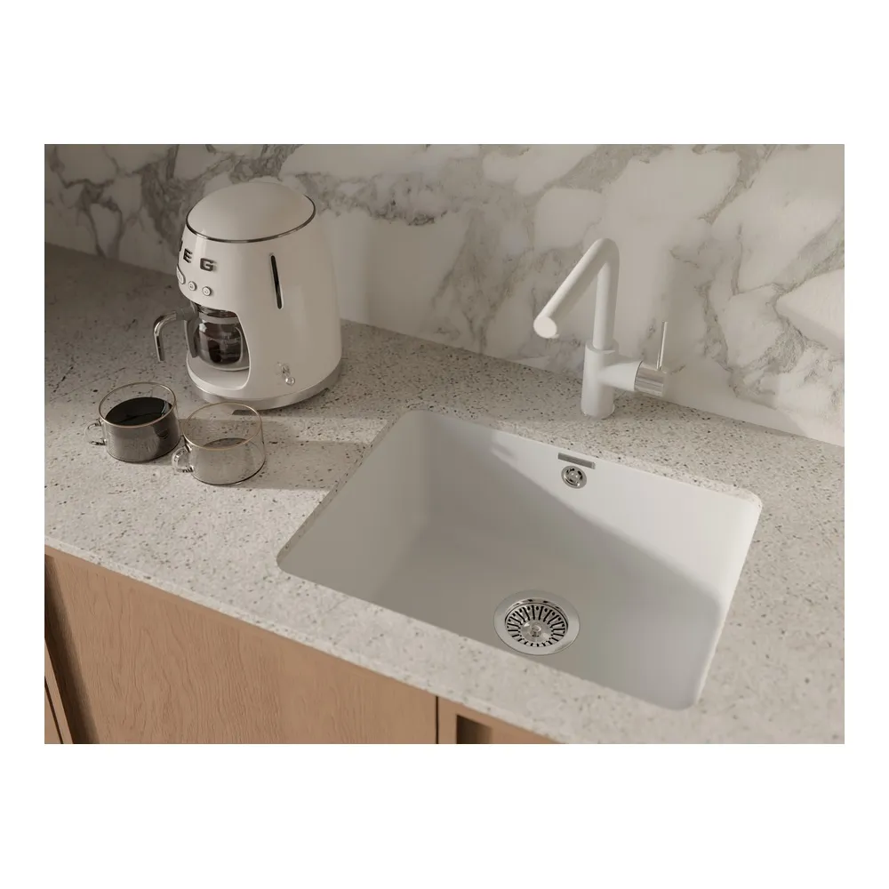 Кухонная мойка Rivelato BERKANA BK-50, иней