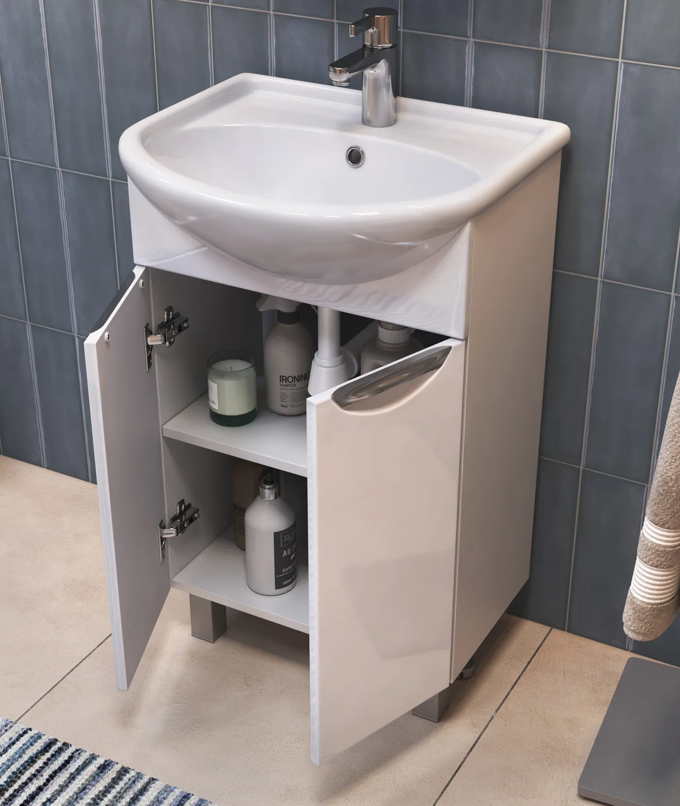 Тумба с раковиной напольная VIGO Callao tn.CAL.UYU.50.2D, 50 см